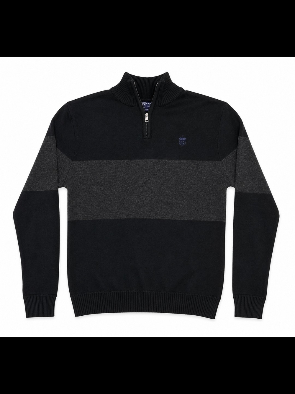 Cherokee Quarter Zip Sweater Mens Medium